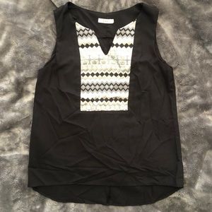 Black Top with Graphics